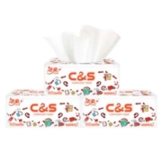 需抢券：C&S 洁柔 抽纸 195MM*123MM*3层*100抽*3包