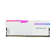 PREDATOR 宏碁掠夺者 32G(16G×2)套装 DDR5 6800频率 台式机内存条 Hermes冰刃系列 RGB灯条(C32) 珍珠白