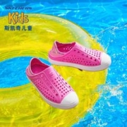 SKECHERS 斯凯奇 童鞋女童凉鞋夏大童洞洞鞋儿童拖鞋沙滩鞋小童鞋302063L