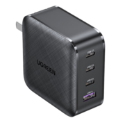 绿联GaN氮化镓65W充电器多口Type-C快充头PD20W通用苹果iPhone15/14/13手机MacBook华为笔记本平板电脑