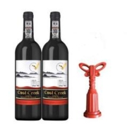 送开瓶器 酷溪干红葡萄酒2瓶