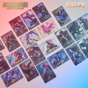 英雄联盟LOL 万代联名款威卡脆带24款精美英雄卡牌华夫饼食玩