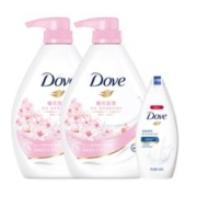 88VIP会员：Dove 多芬 樱花甜香滋养美肤沐浴乳沐浴露1KG*2+190ml 家庭装