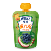 亨氏 (Heinz) 苹果蓝莓水果泥120g（婴儿辅食 初期-36个月适用）