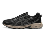 ASICS 亚瑟士 Gel-venture 6 男子越野跑鞋 1011B550-002 黑灰色 42.