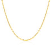 金至尊（3D-GOLD)黄金项链女侧身素链锁骨链W扣999足金链子自戴计价 金重2.68克-NB01000220-45