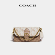 COACH 蔻驰 女士帆布马车图案BEAT斜挎手拿包
