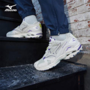 Mizuno 美津浓 WAVE RIDER 10 春夏鸢尾花限定 中性慢跑休闲鞋 D1GA3317