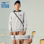 双11预售、10日0点：ERKE 鸿星尔克 男款运动卫衣 11221389400