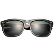 雷朋（RayBan）雷朋太阳镜墨镜男女款复古简约显脸小素颜修饰0RB4260D可定制 601/71黑色镜框绿色镜片 尺寸57