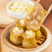 包道 广式点心芝士糯米烧卖350g*2 速冻面点儿童早餐 共24个