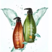 拍2件 滋源无患子无硅油洗发水400ml*2瓶