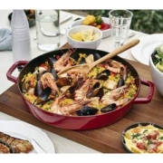Staub 40511-727-0 圆形珐琅铸铁平底锅 26cm