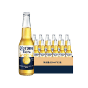 临期品：Corona 科罗娜 墨西哥风味啤酒 330ml*12瓶 整箱
