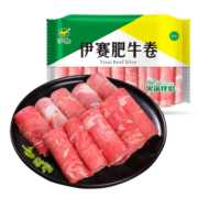 伊赛 国产谷饲 上脑肥牛卷/片 400g/袋 火锅烧烤食材 冷冻牛肉