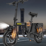 plus会员、概率券：PALLA 新大洲 新国标折叠电动车 TDT109Z 80km 八重减震 8A