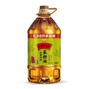 金龙鱼 食用油 非转基因 压榨 外婆乡小榨巴蜀风味菜籽油5.88L