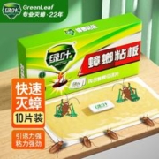 GREEN LEAF 绿叶 蟑螂粘板灭蟑螂药杀蟑粘板除蟑螂纸10片装杀蟑克星GL02130