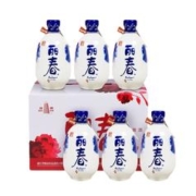 塔牌 绍兴黄酒 牡丹丽春精致黄酒 八年陈酿花雕酒 12度整箱375ml*6