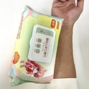黑盒+签到 珍珠纹湿巾80抽760g