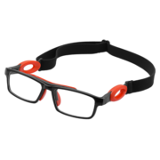 目匠 护目镜篮球羽毛球足球眼镜运动专用镜防雾镜近视抗压 运动合集 8021-黑色 配镜（1.61轻薄非球面片）