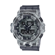 卡西欧（CASIO）G-SHOCK 破冰行动半透明灰时尚运动防水男表 GA-700SK-1ADR