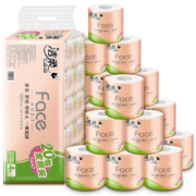 洁柔卷纸  粉Face卫生纸  4层2700克20卷