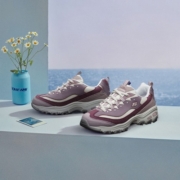 斯凯奇（Skechers）奶茶熊老爹鞋运动休闲女士熊猫鞋跑步厚底增高 芋圆啵啵/PRW-13143 36 尺码偏大，建议选小半码