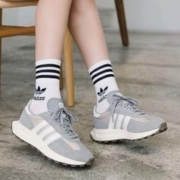 adidas 阿迪达斯 秋冬三叶草男女复古跑步鞋元祖灰运动鞋