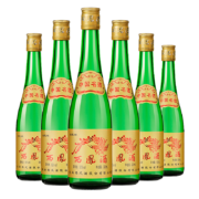京东百亿补贴:西凤酒 黄标高脖绿瓶 55度 500ml*6瓶 整箱装 凤香型白酒