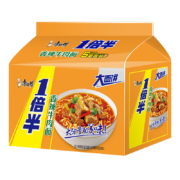plus会员、再降价、概率券:康师傅 一倍半香辣牛肉五连包 大面饼110g*5包