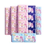 七度空间（SPACE 7）少女超薄 100%纯棉 卫生巾组合 106片+赠品