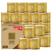 Breeze 清风 卷纸原木金装140克27卷4层加厚纸巾有芯卷筒纸卫生纸无香厕纸卷纸