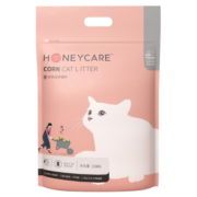 HONEYCARE玉米猫砂2.6Kg 植物豆腐猫砂除味结团猫砂 可冲厕所