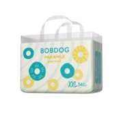 巴布豆（BOBDOG）新菠萝拉拉裤XXL码34片(15kg以上)大码婴儿尿不湿 弱酸成长裤超薄*4件