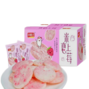 小帅才米恋上莓星星米饼 草莓味30小包（180g）*1箱*8件