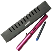 凌美(LAMY)钢笔 AL-star恒星系列缪斯粉办公学生文具签字笔单只装送礼礼物 M尖