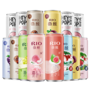 京东百亿补贴：锐澳（RIO）预调鸡尾酒 微醺 330ml*10罐+气泡水*4罐