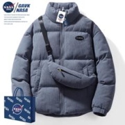 GAVK NASA GAVK2023秋冬季新品百搭潮牌新款男女同款情侣棉袄情侣棉衣