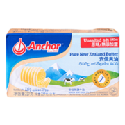 安佳(Anchor)新西兰进口 动物黄油淡味无盐227g 烘焙原料牛排涂抹奶酪