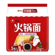 NONGSHIM 农心 火锅面 方便面 (无料包) 纯面饼 适用于火锅 五连包 100g*5包