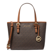 迈克.科尔斯（MICHAEL KORS）MK女包 奢侈品Jet Set菜篮子托特包 深棕色 35T9GTVT0B BROWN
