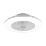 雷士（NVC）风扇灯吊扇灯低层客厅吸顶超薄现代简约白色卧室led灯具