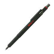 红环（rOtring）按压式圆珠笔0.7mm  德国高颜值金属笔身专业绘图-600系列绿色单支装