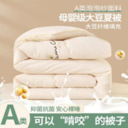 COUNT SHEEP 新款A类泡泡大豆被冬被大豆纤维被芯加厚 奶昔白 冬被150*200(6斤)