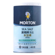 莫顿（MORTON） 盐 无碘海盐（未加碘） 无碘食盐 400g