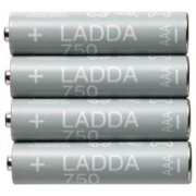 IKEA 宜家 LADDA 拉达 充电电池 7号 2节装+电池充电器