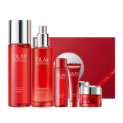 玉兰油（OLAY）护肤品套装女水乳精华抗皱补水保湿化妆品紧致淡纹送妈妈七夕礼物 【店长推荐】大红瓶水+乳+面霜