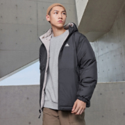adidas 阿迪达斯 轻运动男装冬570蓬双面穿保暖鸭绒羽绒服