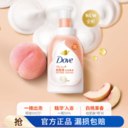 多芬 沐浴露泡泡  白桃果香400ml*2件